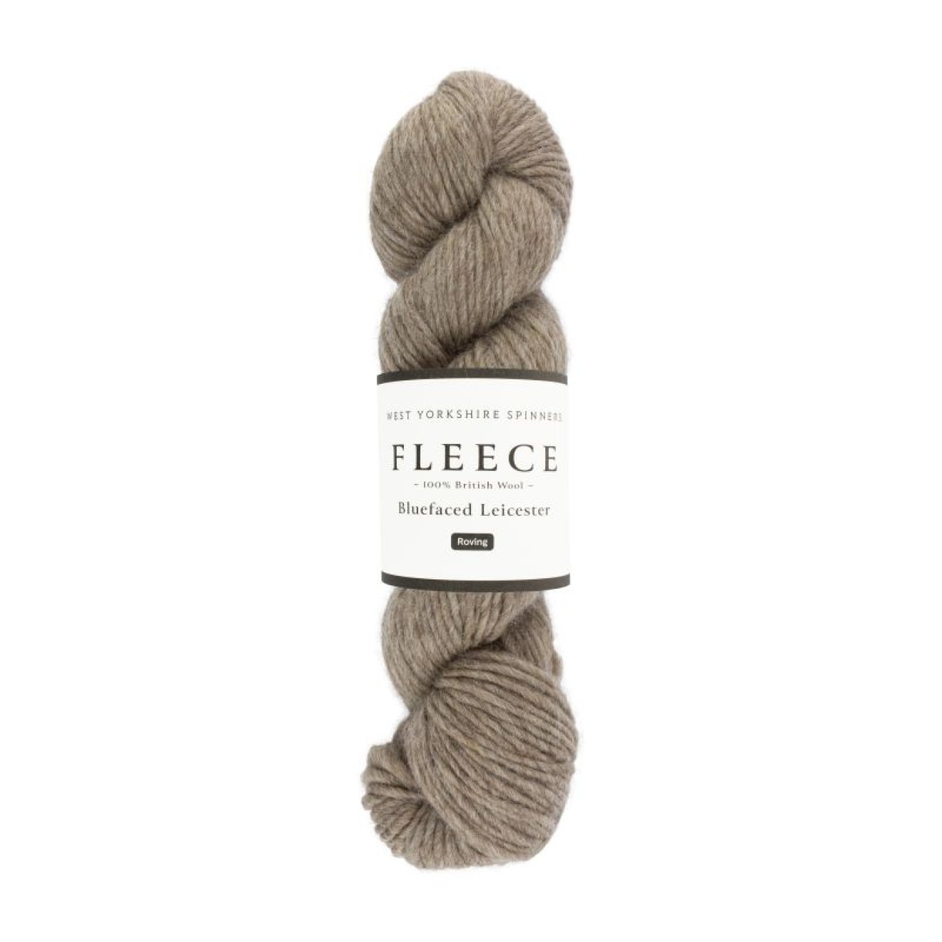 West Yorkshire Spinners Fleece Bluefaced Leicester Roving Farbe 002 light brown