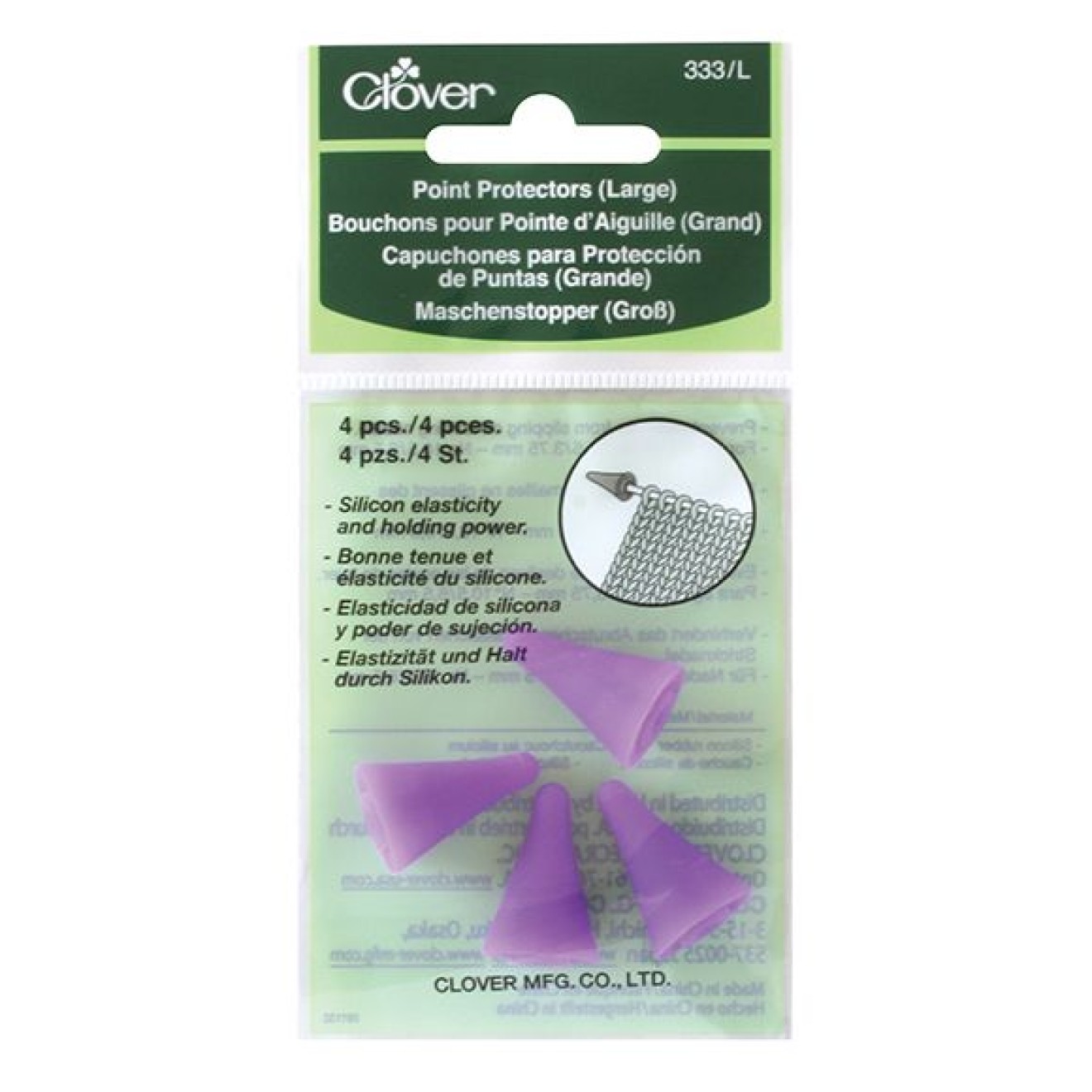 Clover stitch stoppers