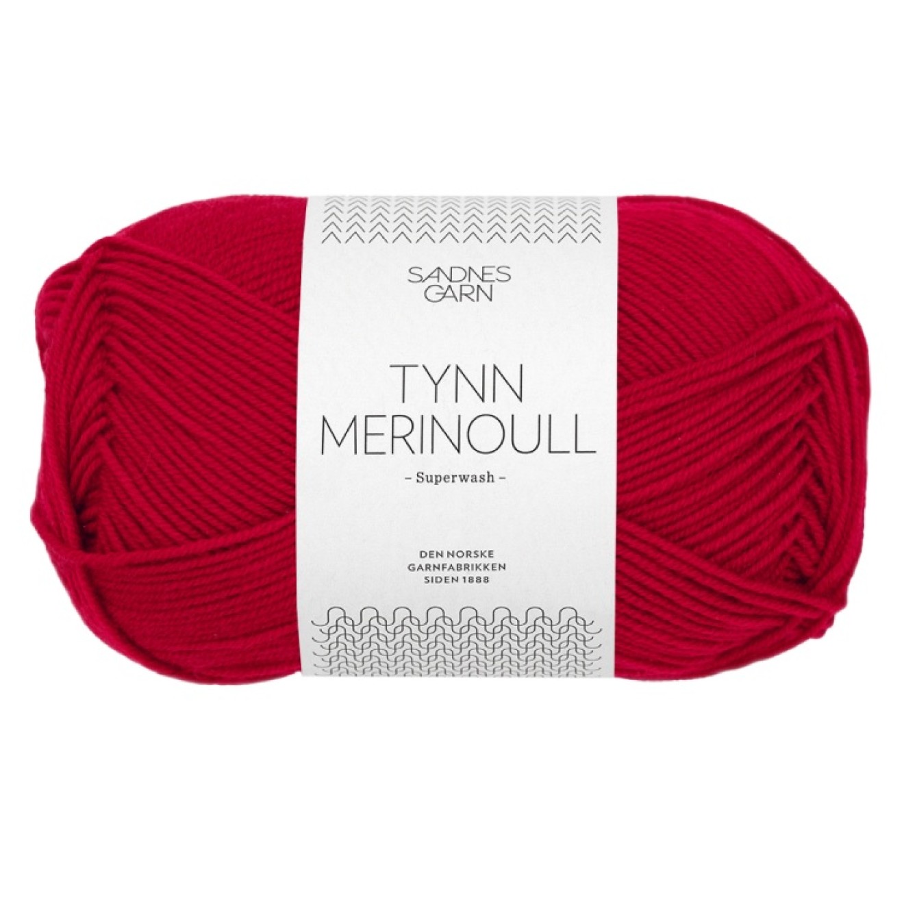 Sandnes Garn Tynn Merinoull colour 4219 true red