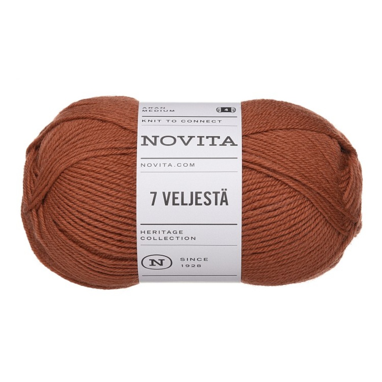 Novita 7 Veljestä colour 644 rowan