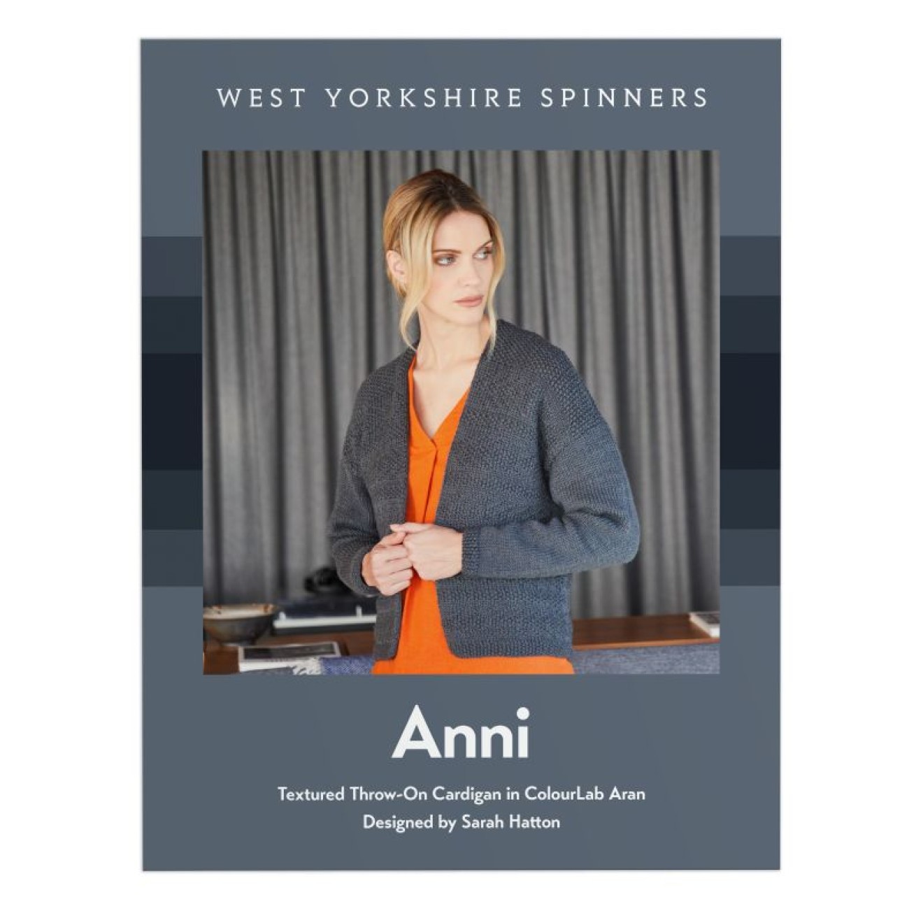 West Yorkshire Spinners Einzelanleitung ColourLab Aran - Anni Chevron Cardigan - Englisch