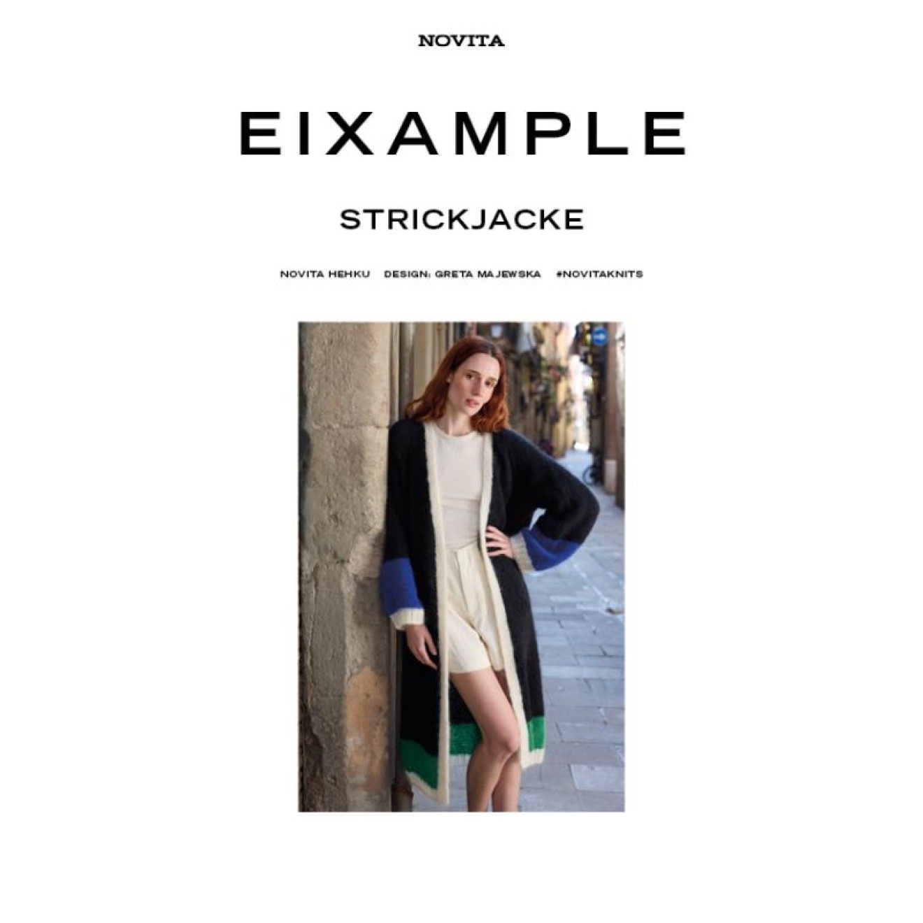 Novita single pattern single pattern Eixample Strickjacke - German 1 piece