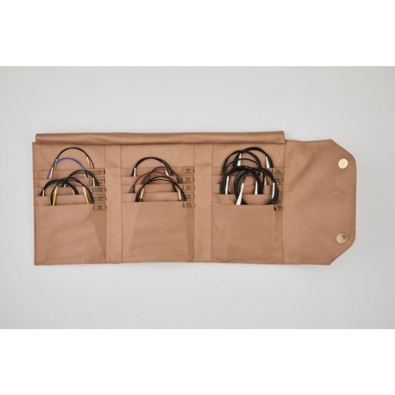 KnitPro needle case for Rundstricknadeln 22,5x18x2 cm / Clay Collection