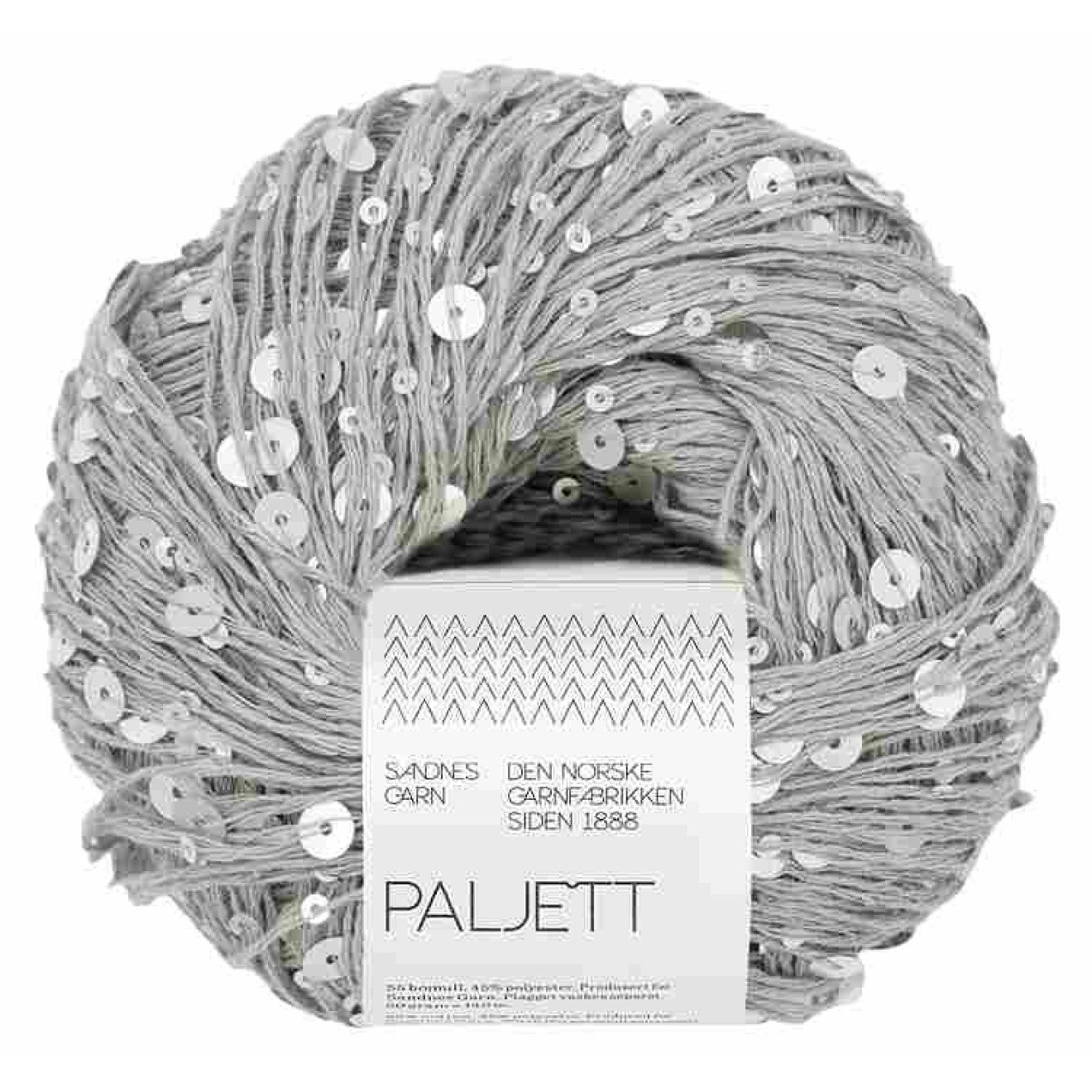 Sandnes Garn Paljett colour 1120 silver spoon