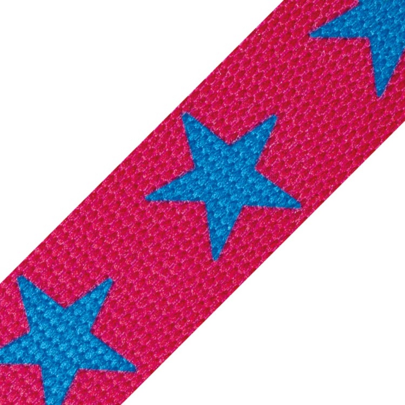 HANABI Gurtband Sterne 30 mm colour 4009 pink/turquoise