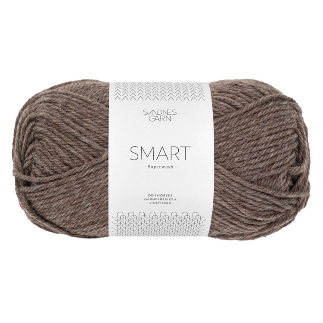 Sandnes Garn Smart Farbe 2652 medium brown mottled