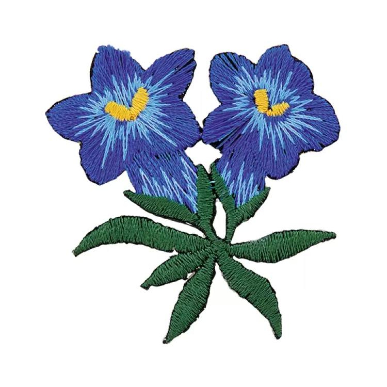 Prym Applikationen - Trachtenmotive - aufbügelbar ca. 5,0x4,5 cm / blau