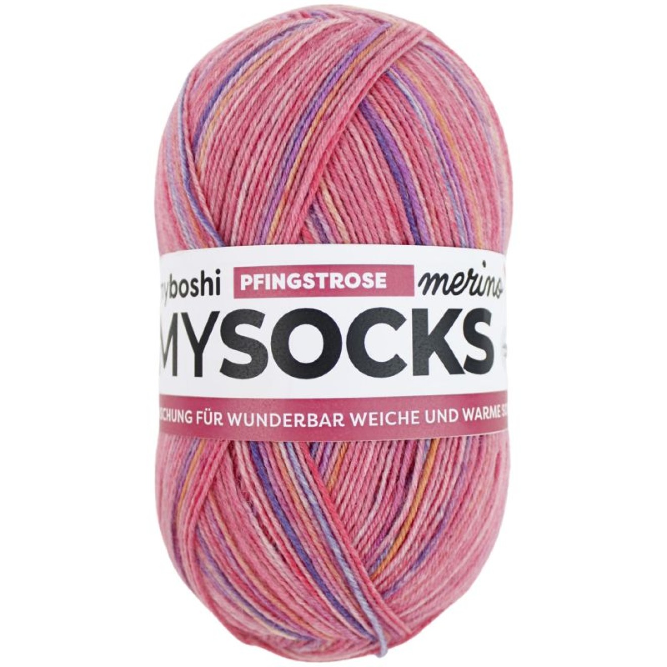 myboshi mysocks Merino Farbe col. Pfingstrose