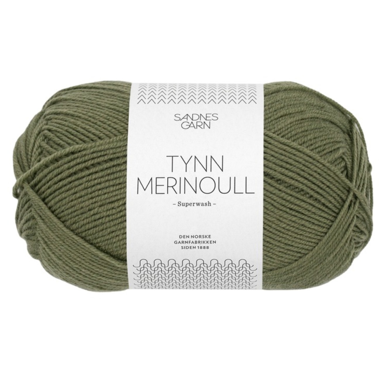 Sandnes Garn Tynn Merinoull colour 9062 olive green