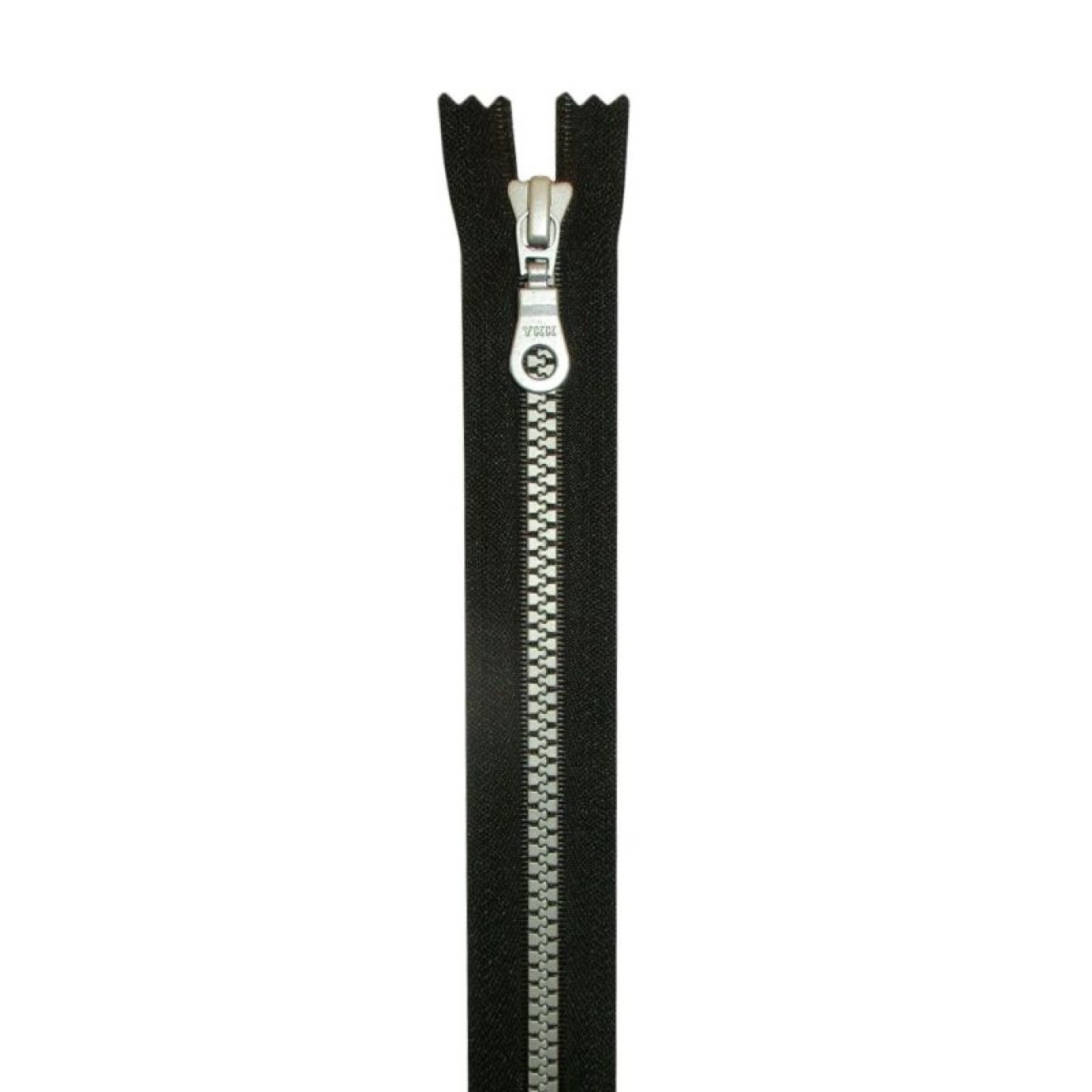 YKK VSMVC-56 Vislon nicht teilbar silver colour 580 black