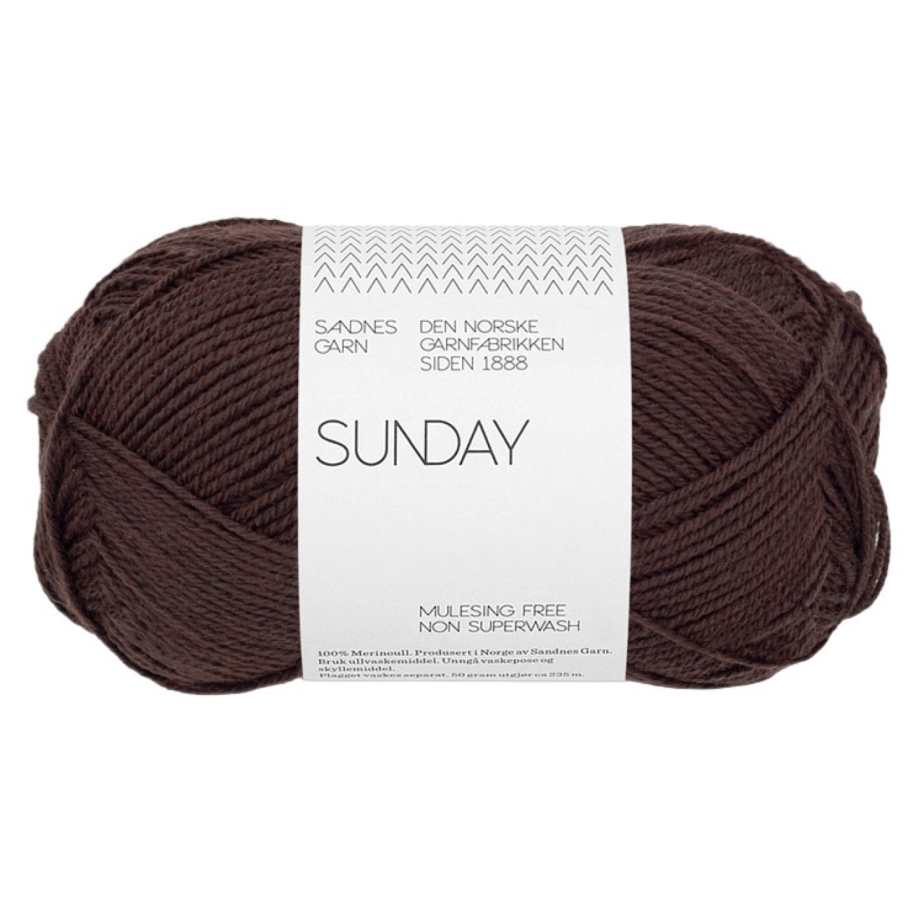 Sandnes Garn Sunday Farbe 3591 chocolate plum