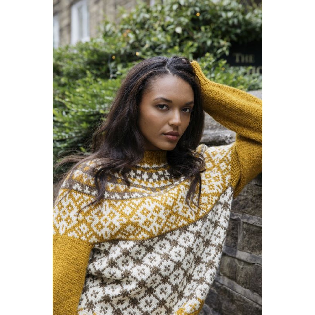 Novita single pattern single pattern Hillshadow - Rundpassenpullover - German