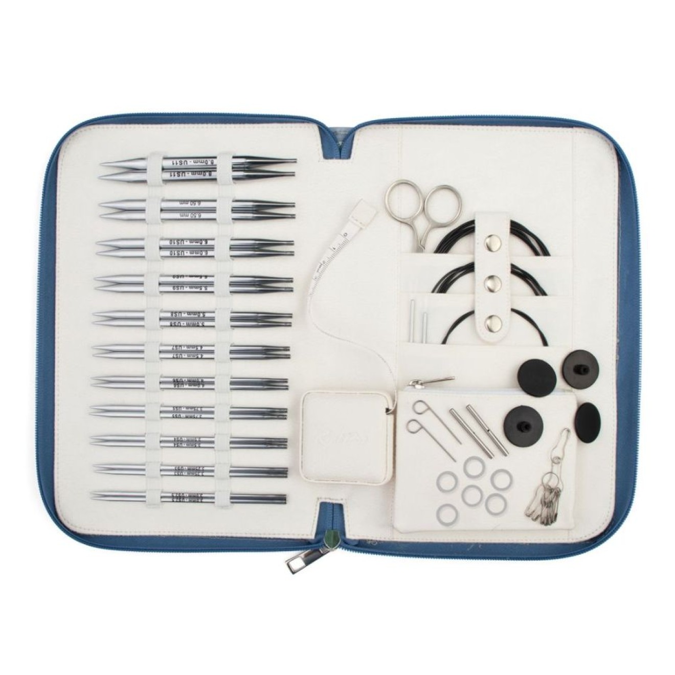 KnitPro needle set Regal auswechselbare needle tips Nova 13 cm 3,00 mm - 8,00 mm 3,00 mm - 8,00 mm / 13 cm