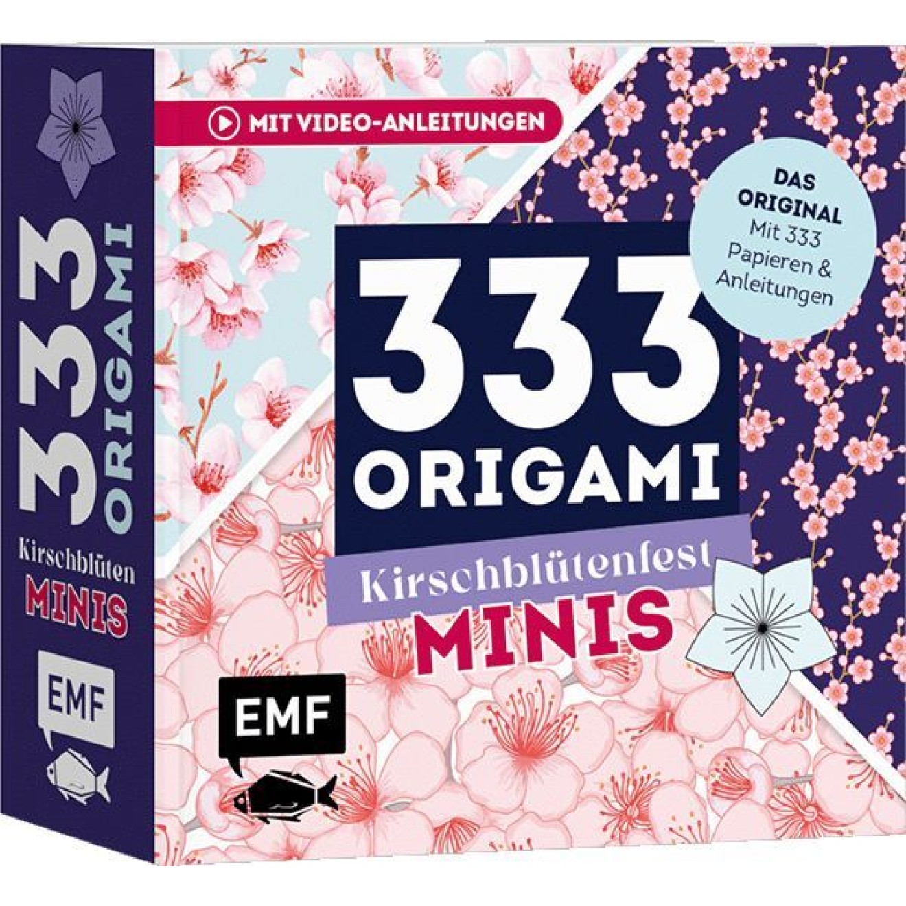 EMF 333 Origami Minis – Kirschblütenfest Dein dekorativer Wendeblock zum kreativen Falten & Notieren