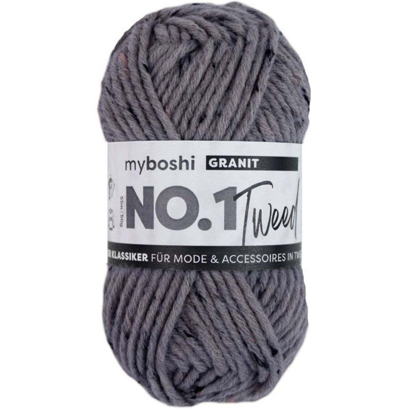 myboshi No. 1 Farbe col. Tweed Granit