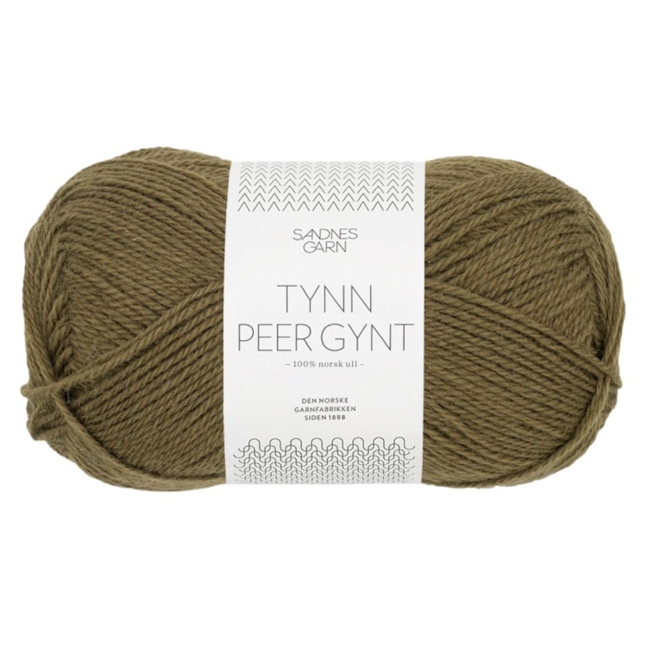Sandnes Garn Tynn Peer Gynt colour 9873 dark olive