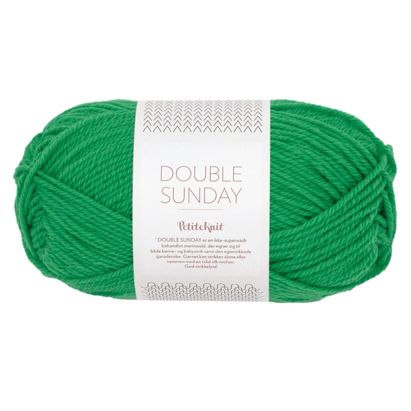 Sandnes Garn Double Sunday by PetiteKnit colour 8236 jelly bean green