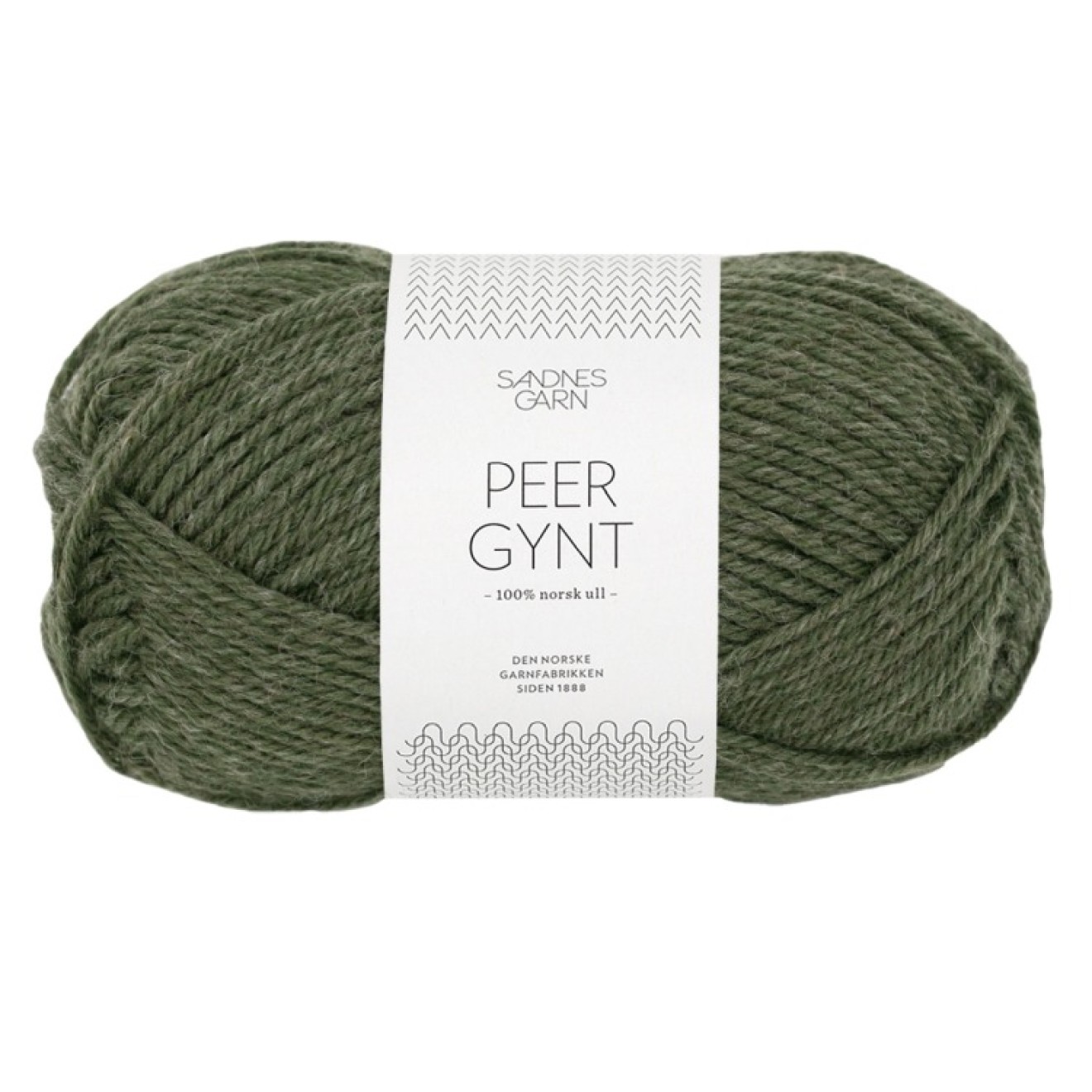 Sandnes Garn Peer Gynt colour 9572 dark green mottled