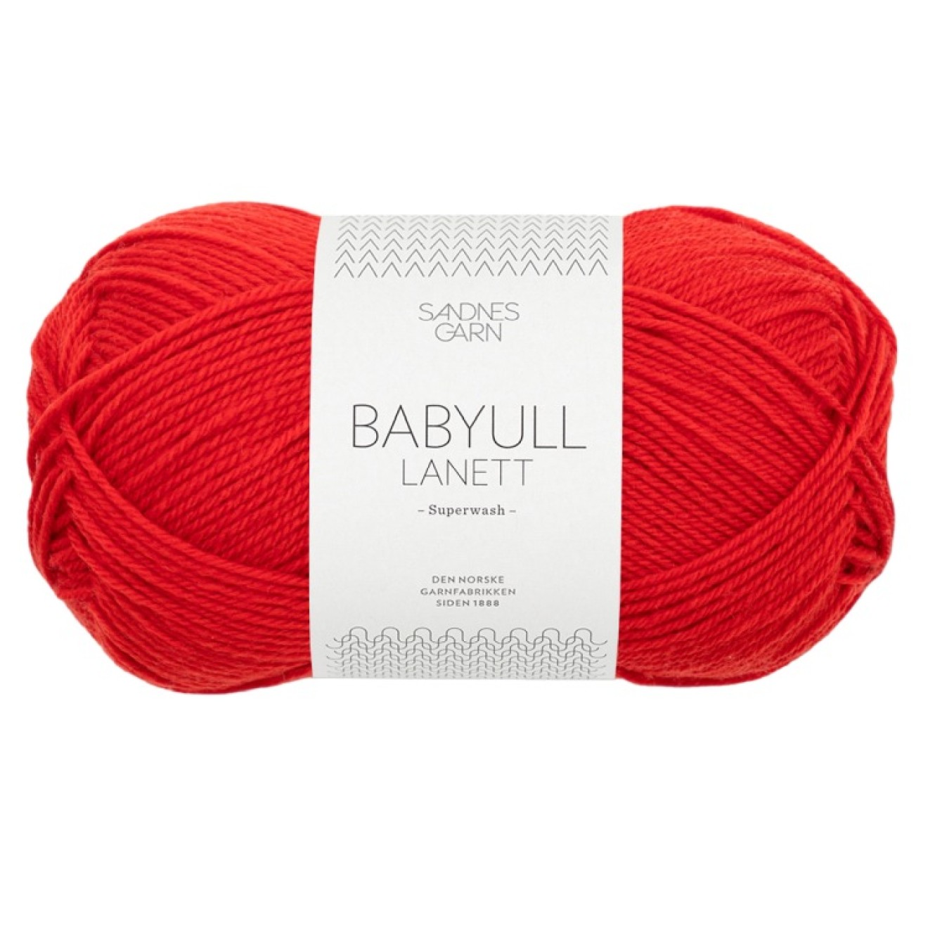 Sandnes Garn Babyull Lanett colour 4018 scarlet red