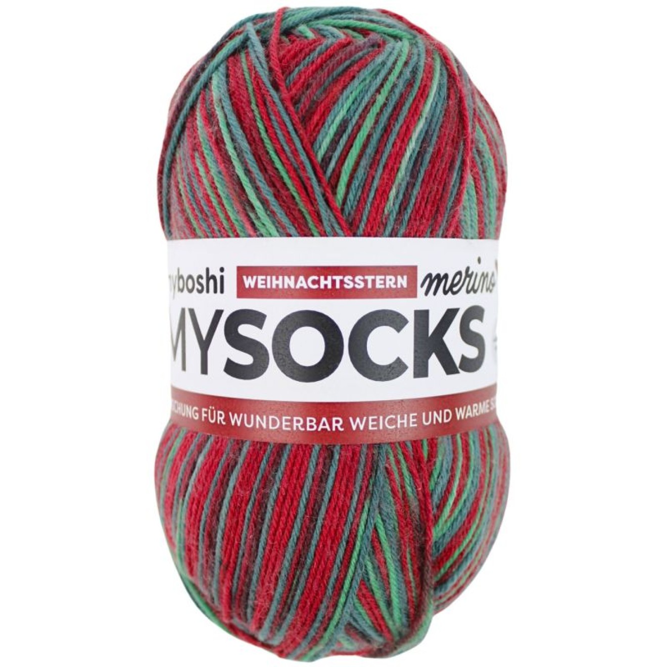 myboshi mysocks Merino Farbe col. Weihnachtsstern