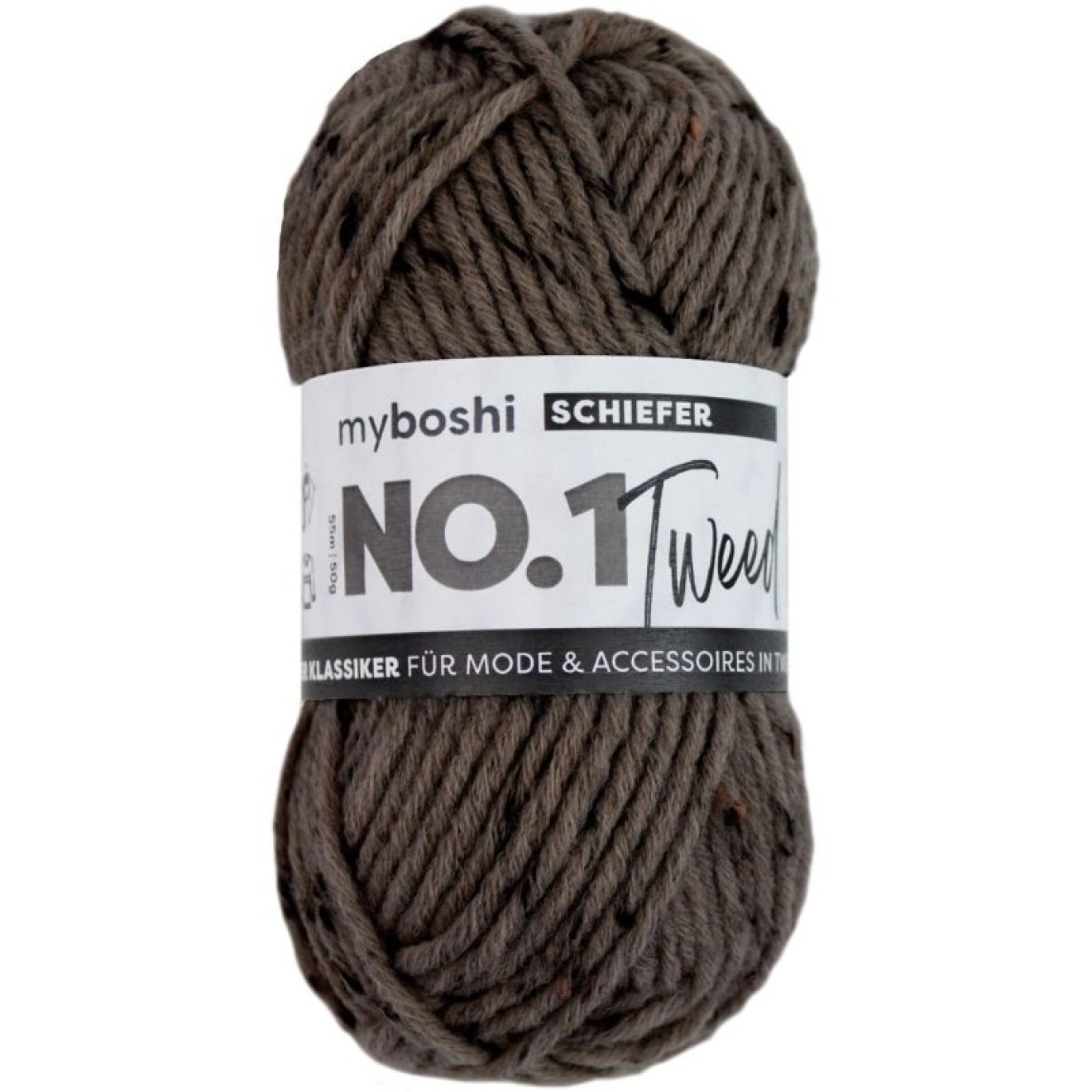 myboshi No. 1 Farbe col. Tweed Schiefer