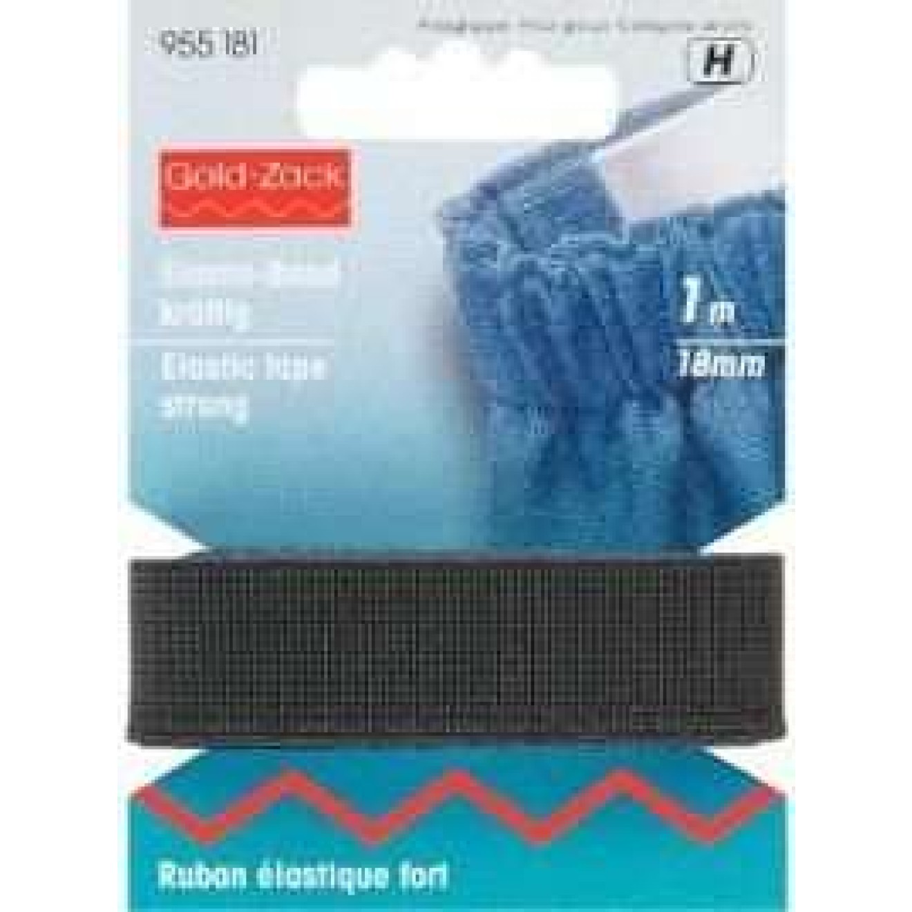Prym Elastic-Band strong 18 mm / schwarz