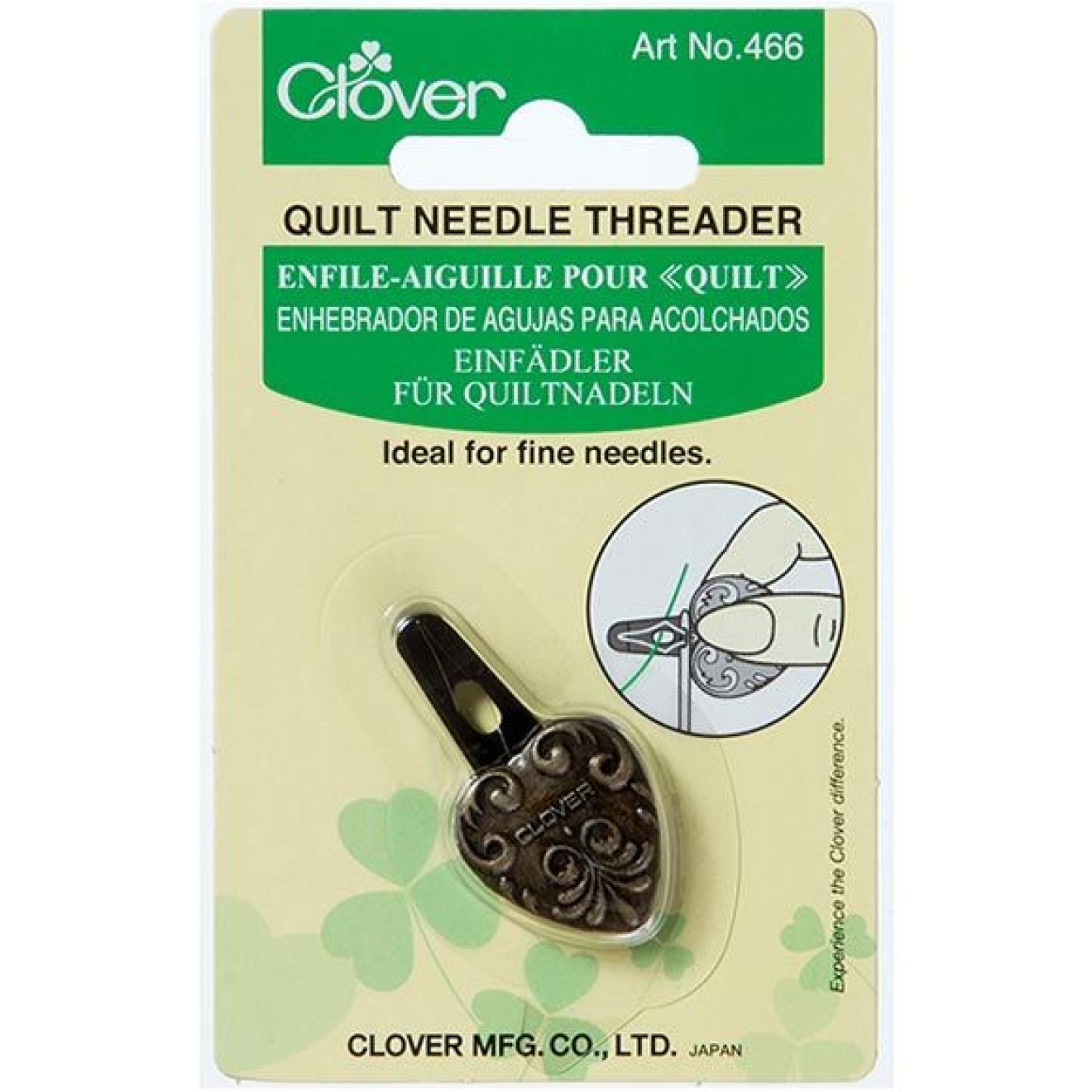 Clover needle threader