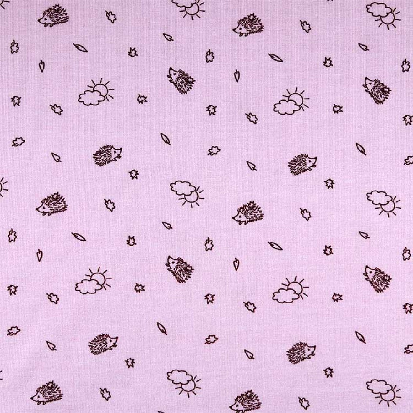 House of Inés Digital Happy Kiddos Hedgehog Jersey colour 001 berry