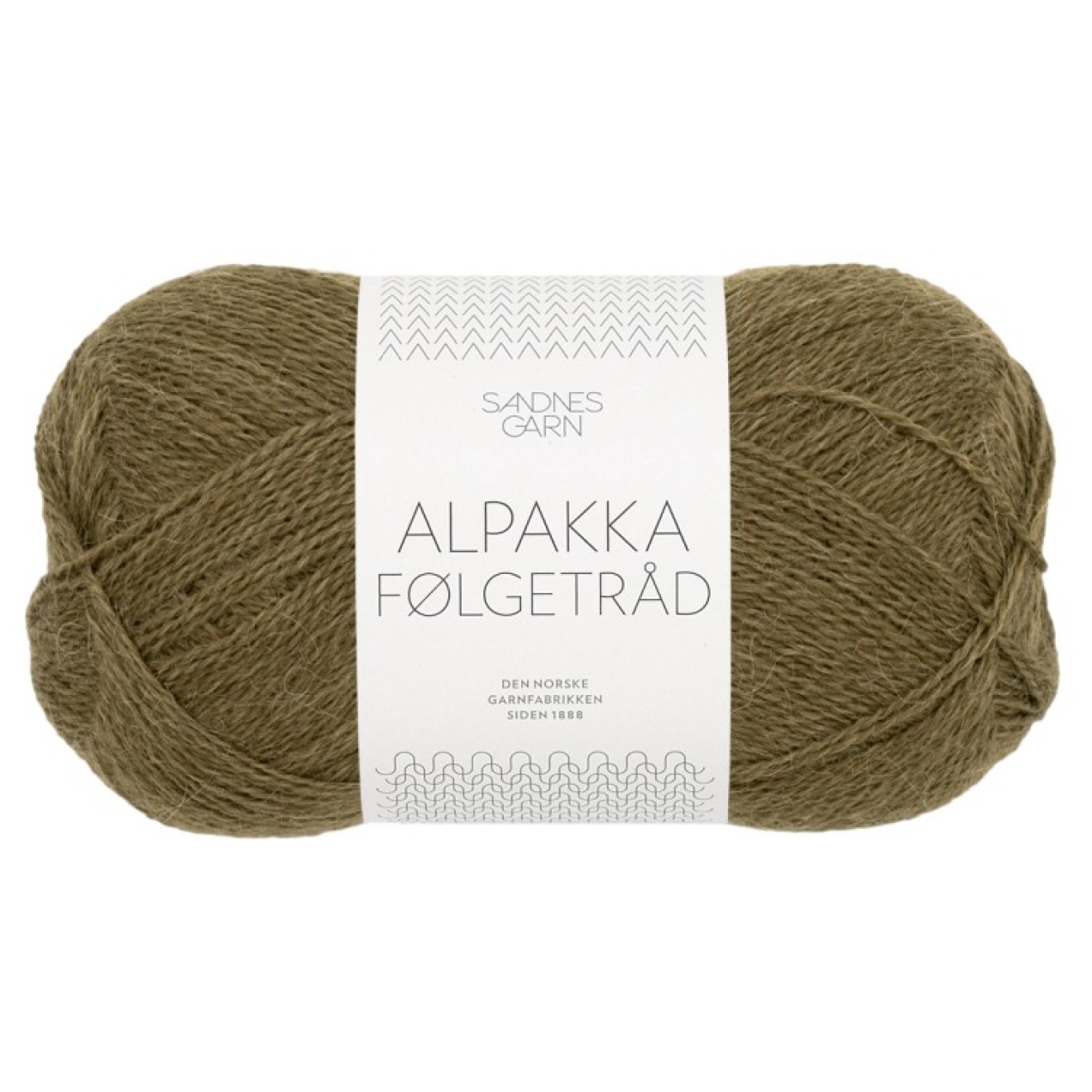 Sandnes Garn Alpakka Folgetrad Farbe 9873 dark olive