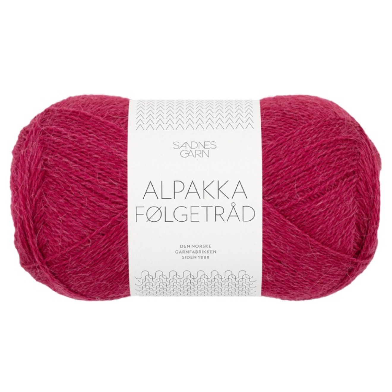 Sandnes Garn Alpakka Folgetrad Farbe 4255 rumba red