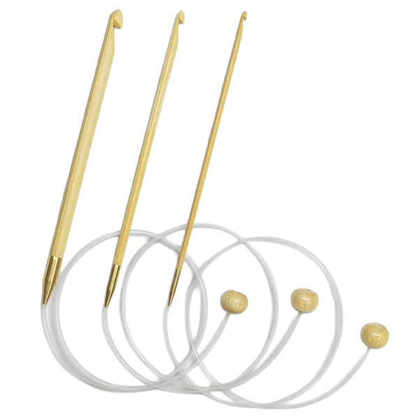 Seeknit Shirotake Flex afghan crochet hook
