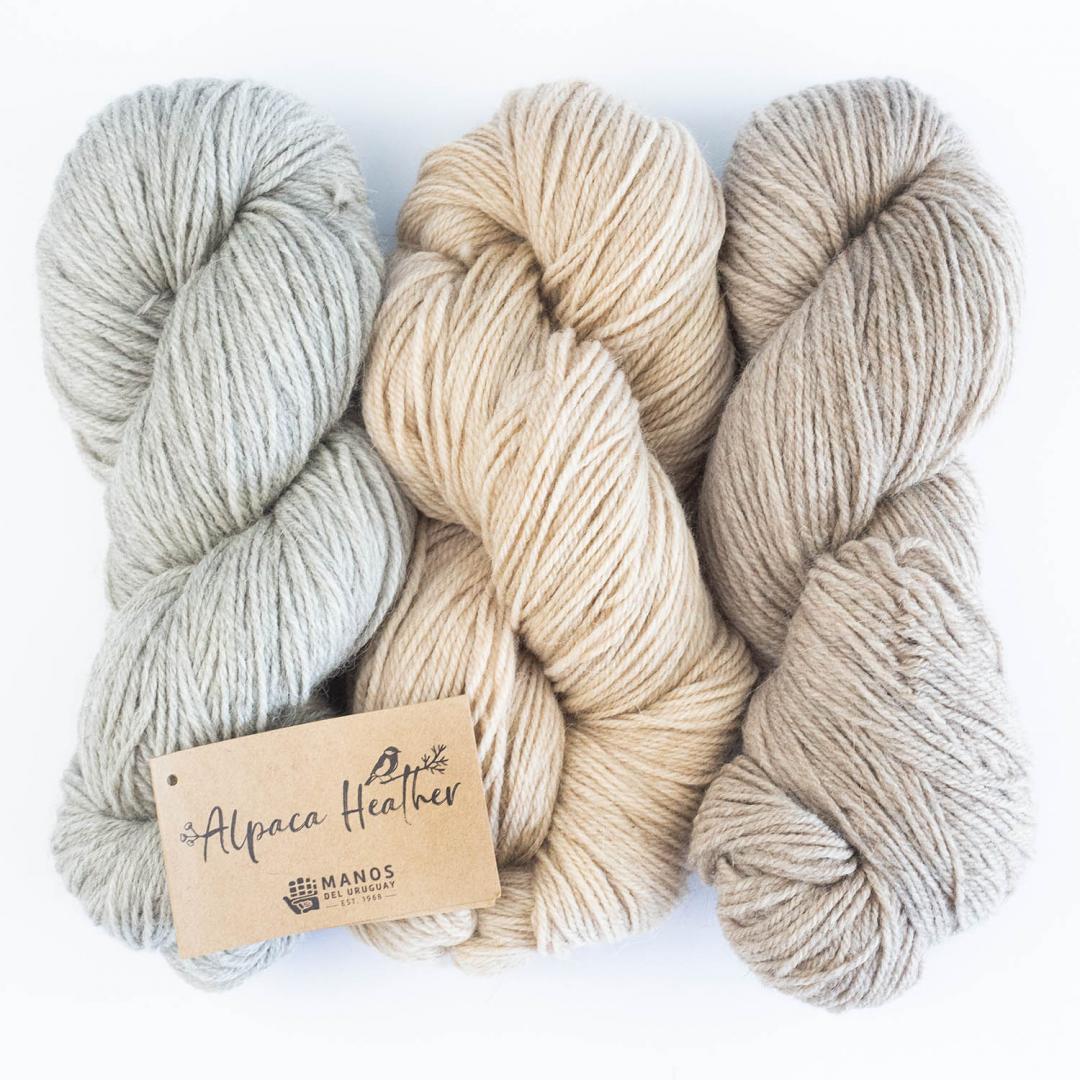 Manos del Uruguay Alpaca Heather NATURALS ungefärbt yarn