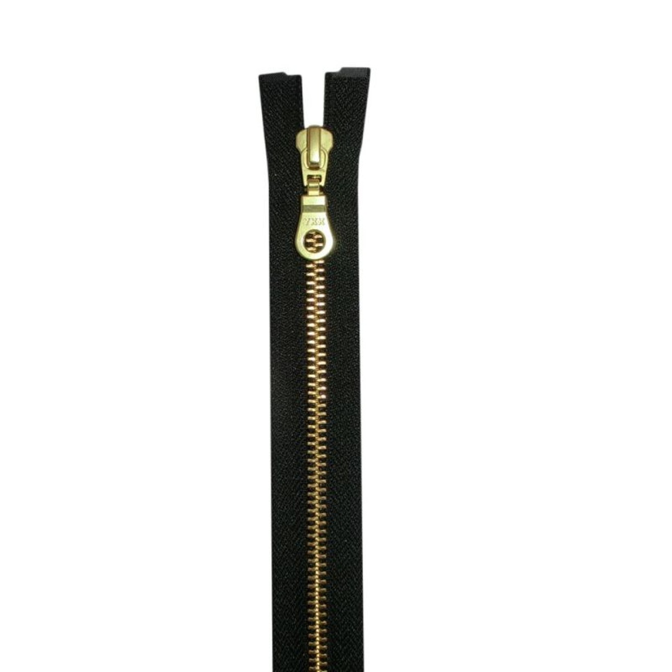 YKK RGOR-56 DAPDL Metall gold teilbar colour 580 black