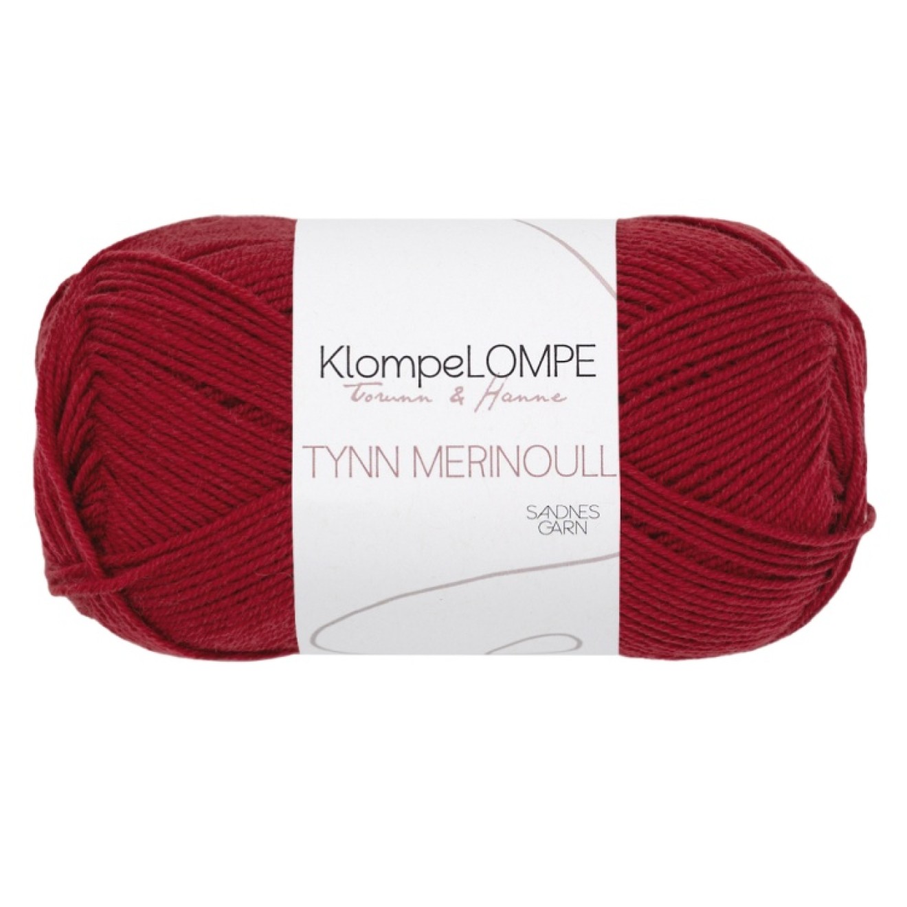 Sandnes Garn KlompeLOMPE Tynn Merinoull colour 4236 deep red