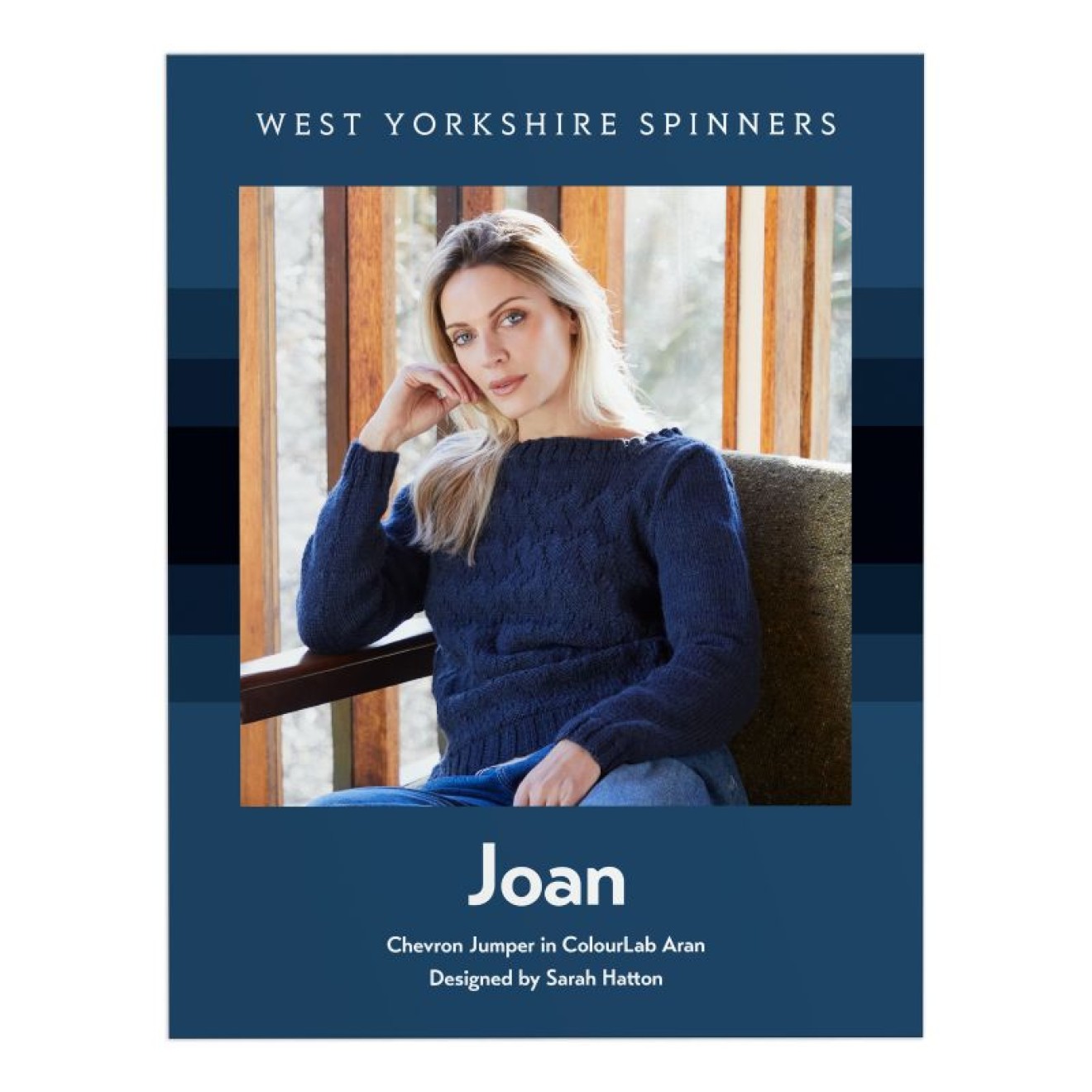 West Yorkshire Spinners Einzelanleitung ColourLab Aran - Joan Chevron Jumper - Englisch