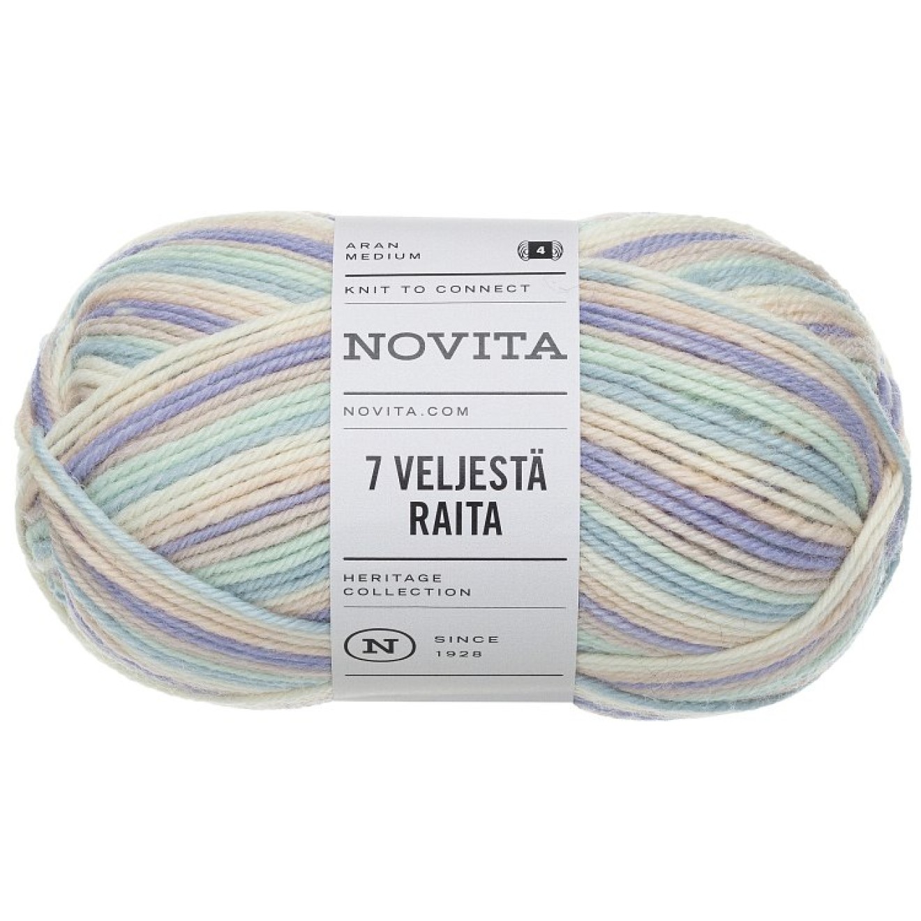 Novita 7 Veljestä Raita Farbe 974 bridal arch