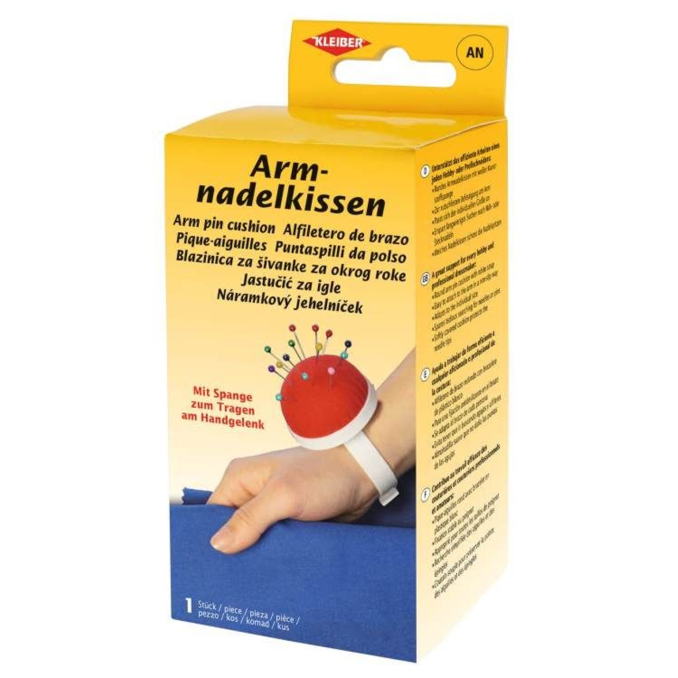 Kleiber Armnadelkissen mit Spange Default