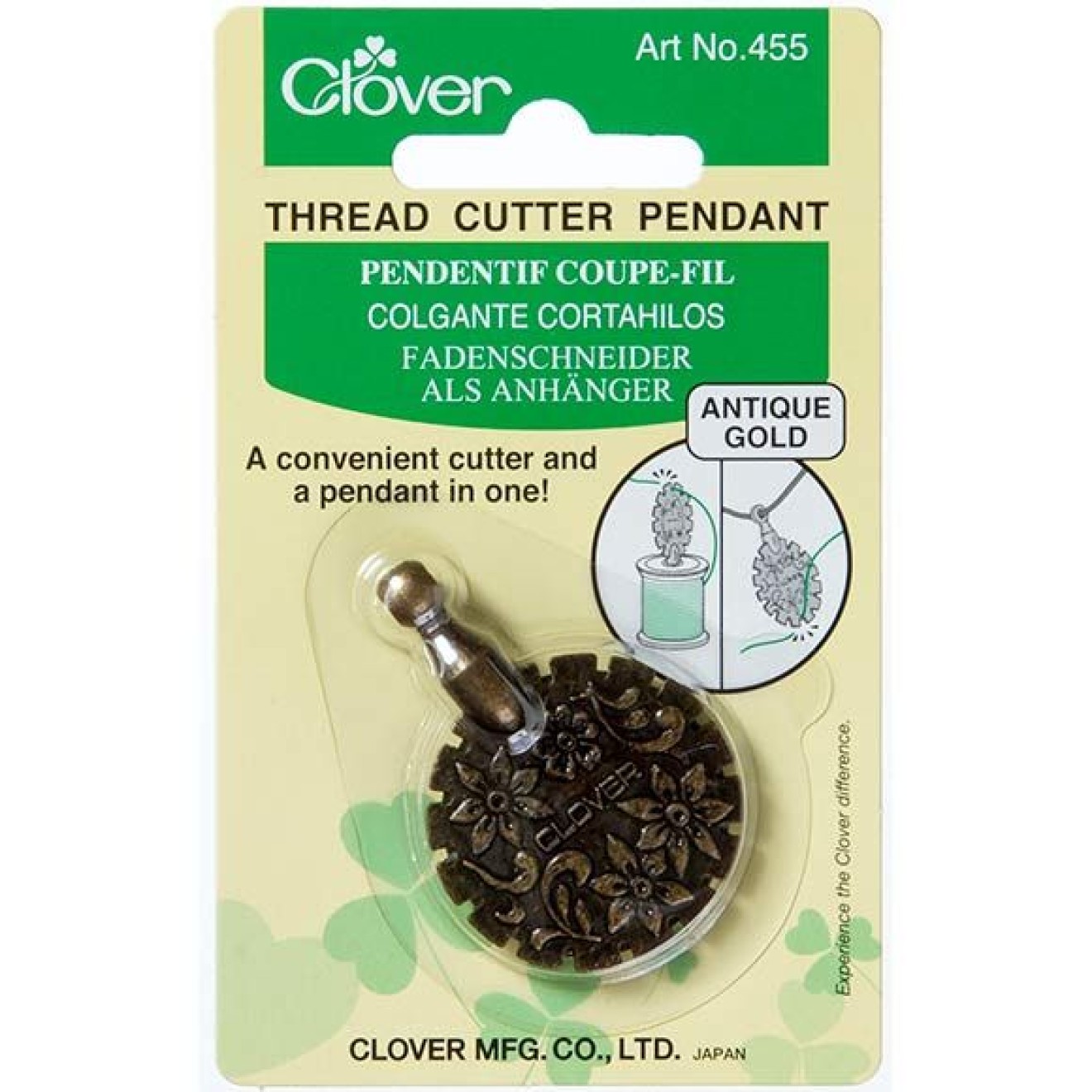 Clover Fadenschneider gold