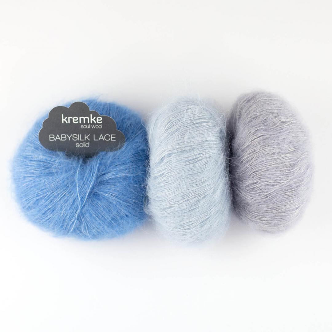 Kremke Baby Silk LACE solid yarn