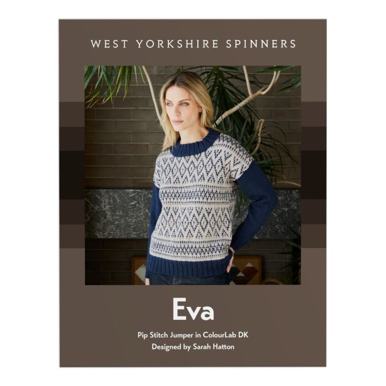 West Yorkshire Spinners Einzelanleitung ColourLab DK - Eva Pip Stitch Jumper - Englisch