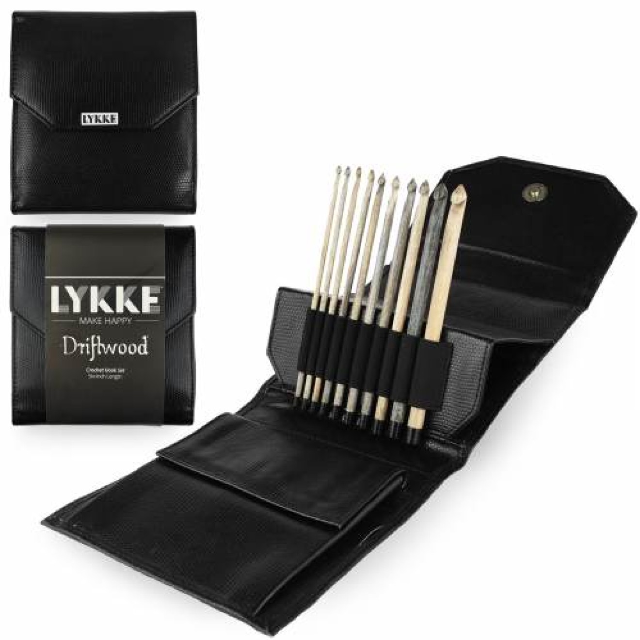 LYKKE needle set crochet hooks 3,50 mm-9,00 mm / 15 cm
