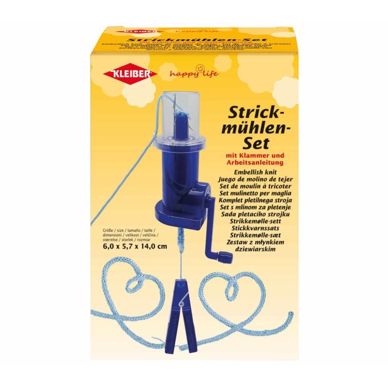 Kleiber Strickmühle 6x5,7x14 cm