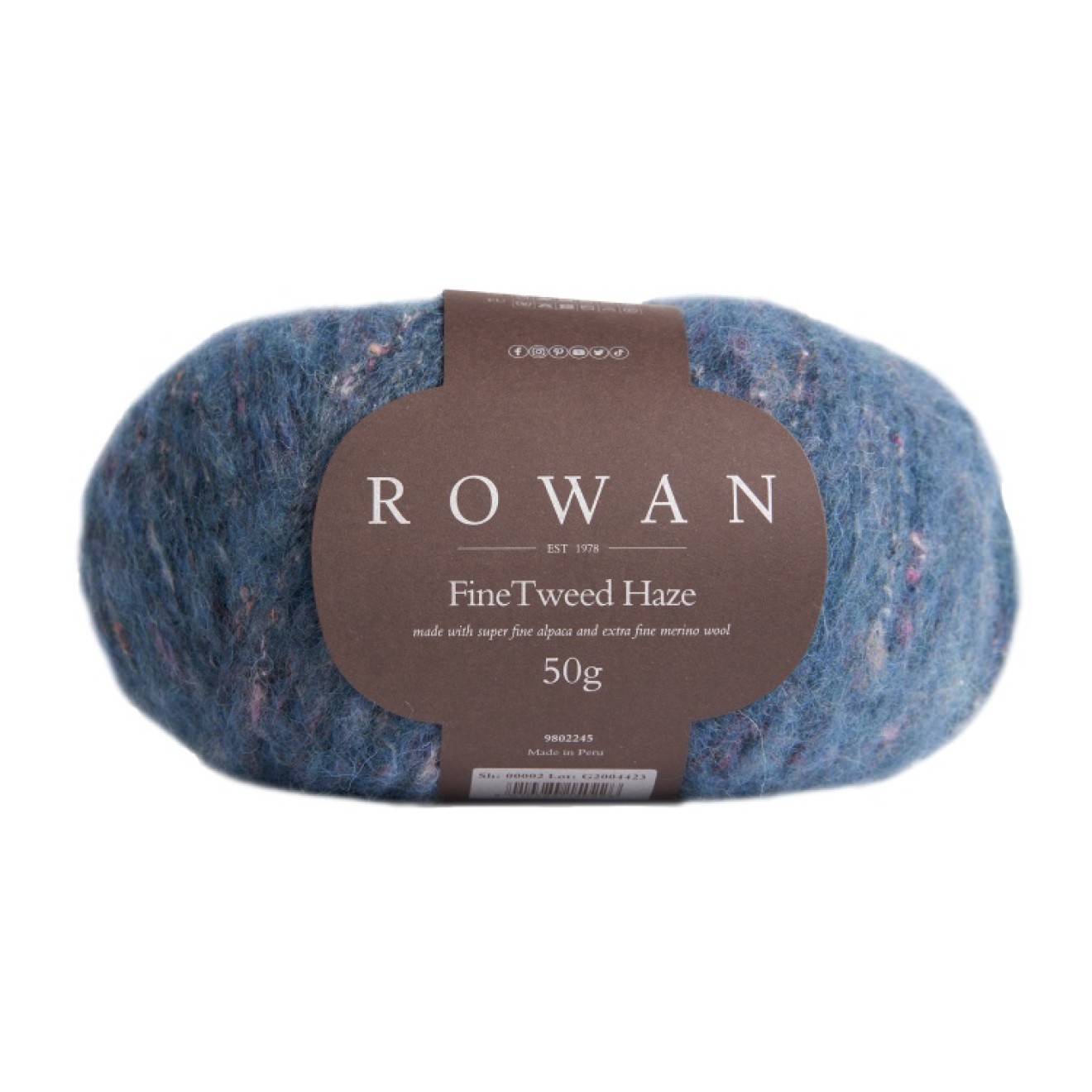 Rowan Fine Tweed Haze Farbe 2 deep