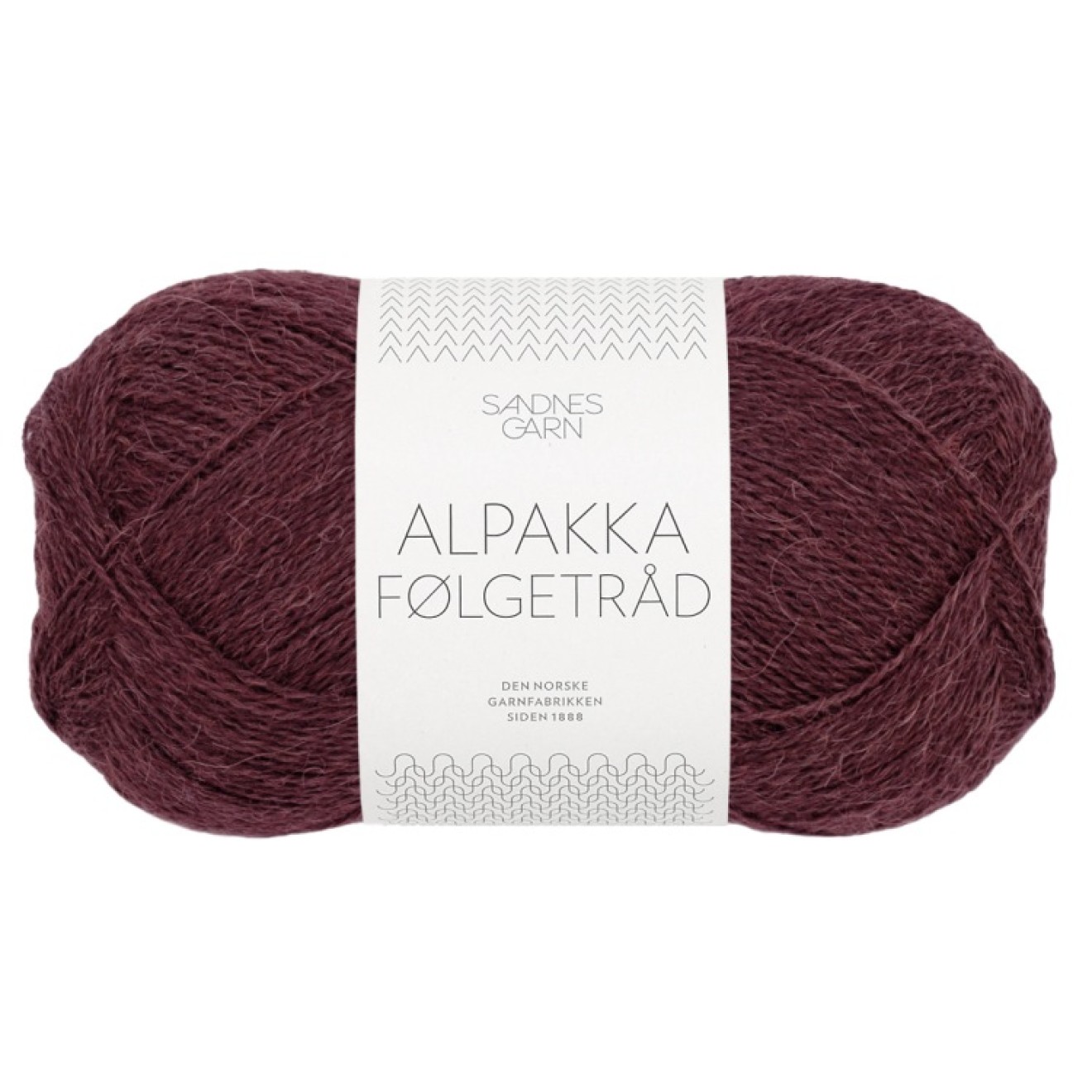 Sandnes Garn Alpakka Folgetrad Farbe 4372 deep burgundy