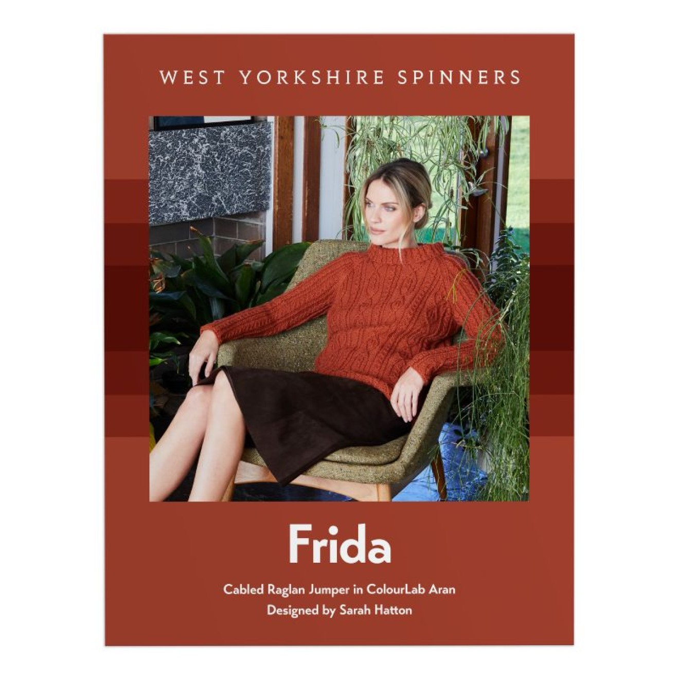 West Yorkshire Spinners Einzelanleitung ColourLab Aran - Frida Cabled Jumper - Englisch