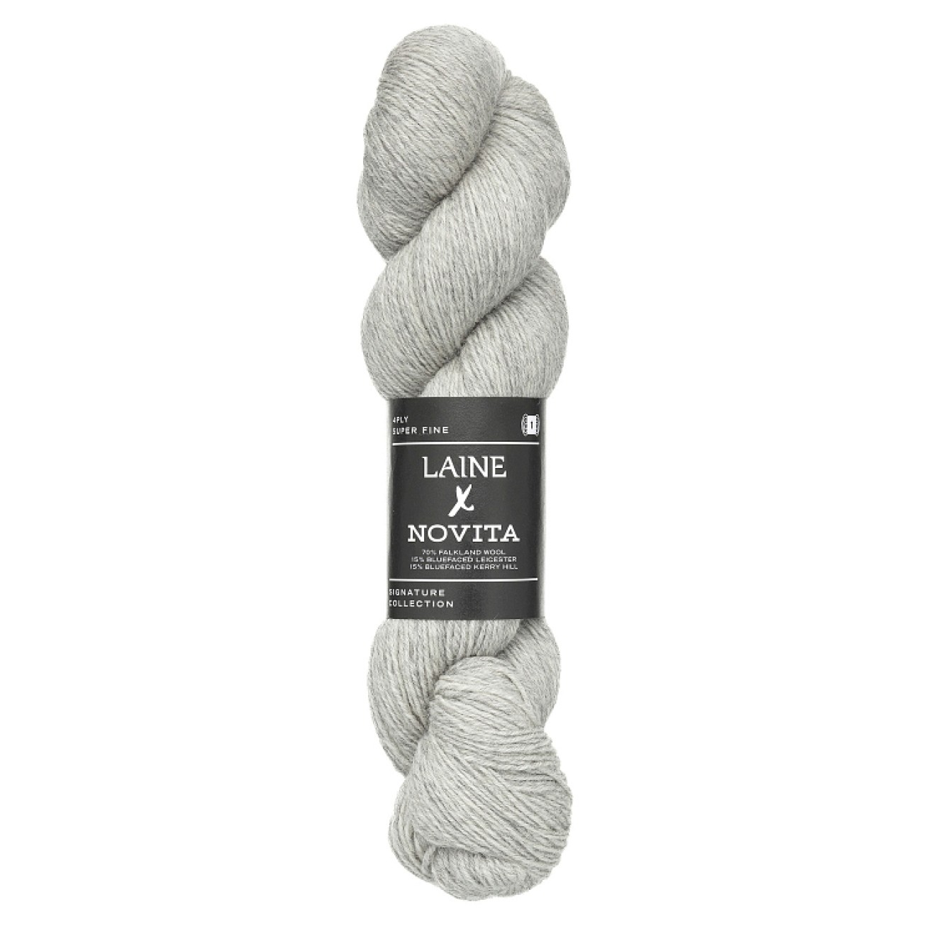 Novita Laine 4-ply Farbe 4071 tender fog