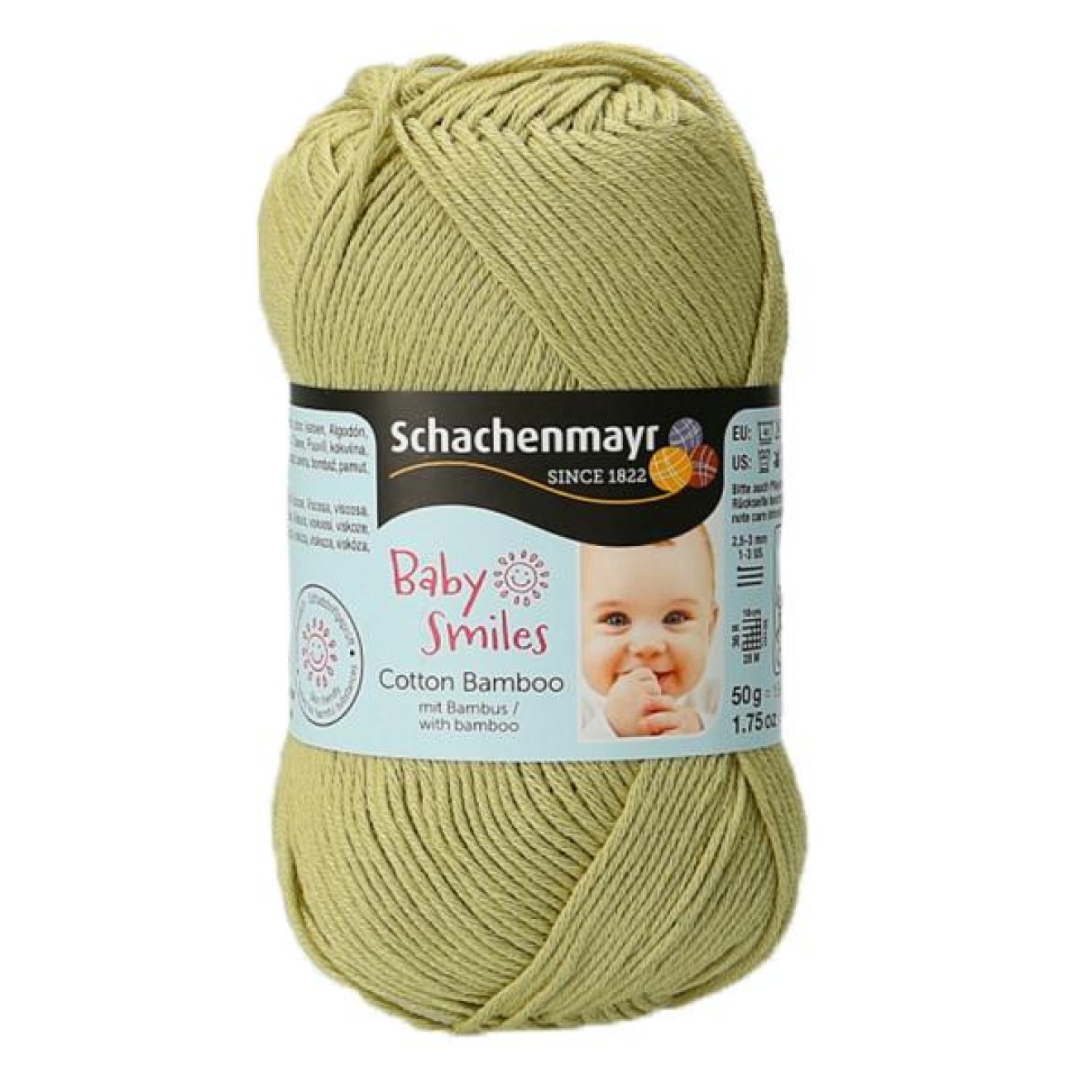 Schachenmayr Baby Smiles Cotton Bamboo Farbe 01075 grashüpfer