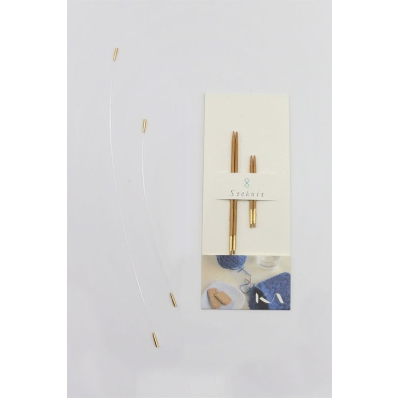 SEEKNIT Koshitsu interchangeable needle tips Dualis with cables 2,00 mm / 5 cm, 10 cm