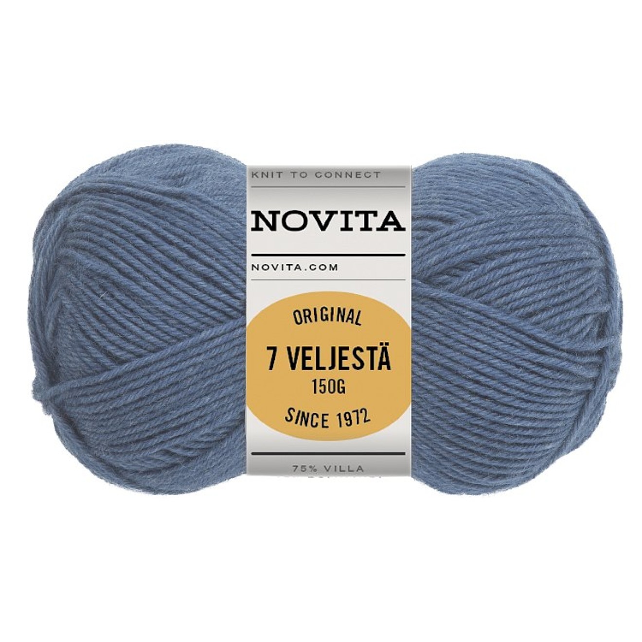 Novita 7 Veljestä Original colour 126 light jeans