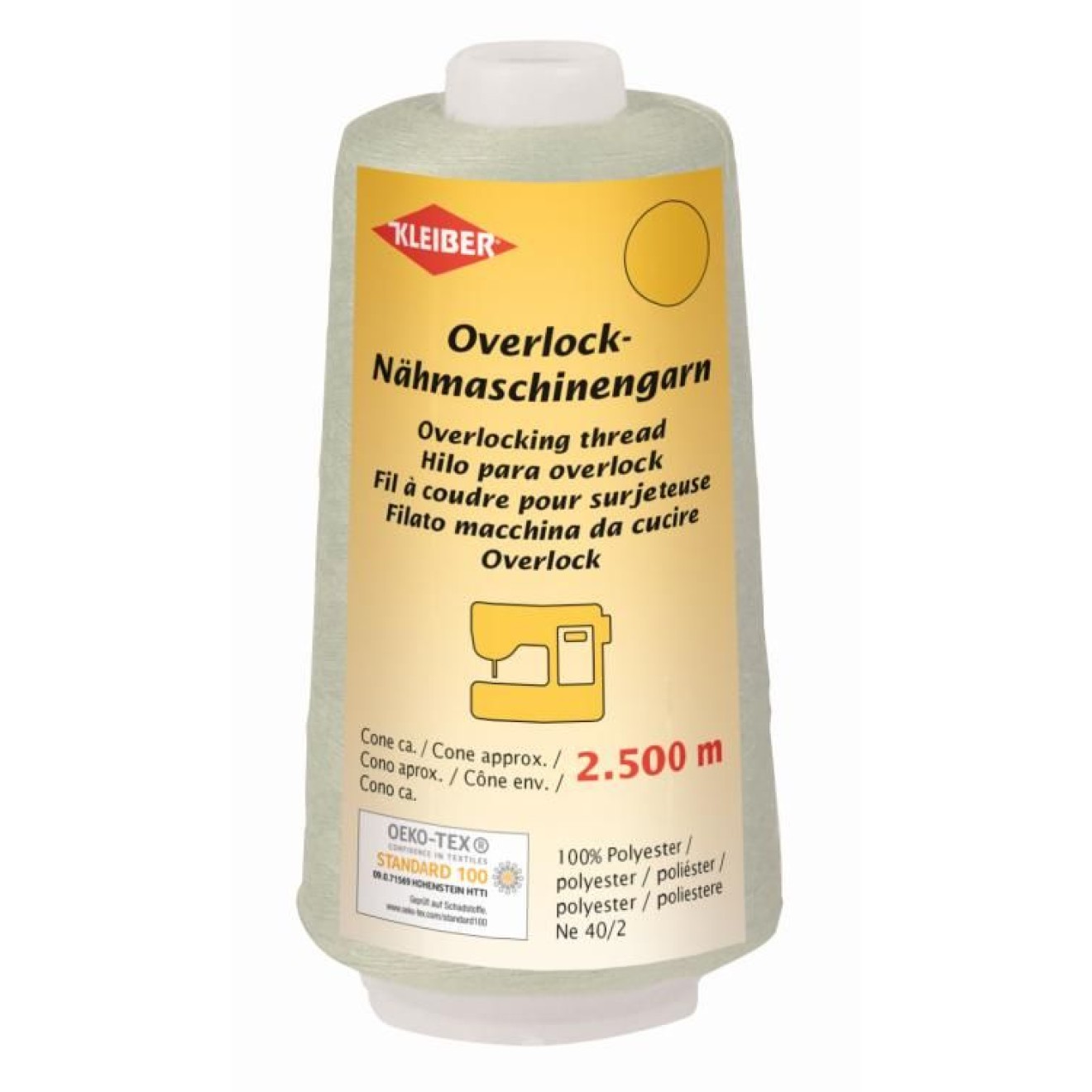 Kleiber Overlock-Nähmaschinengarn 2500 m colour beige